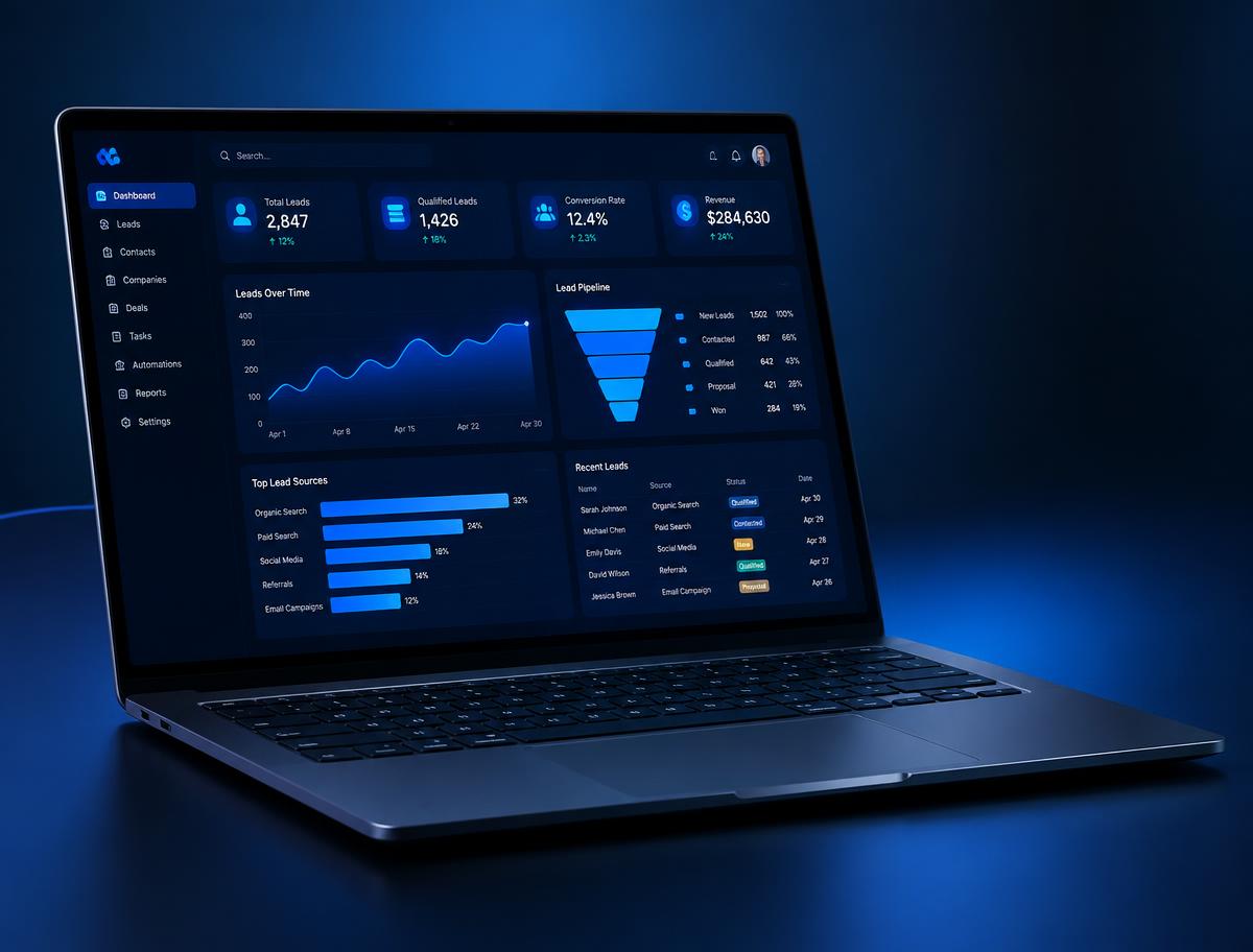 Vanguard Systems lead pipeline dashboard